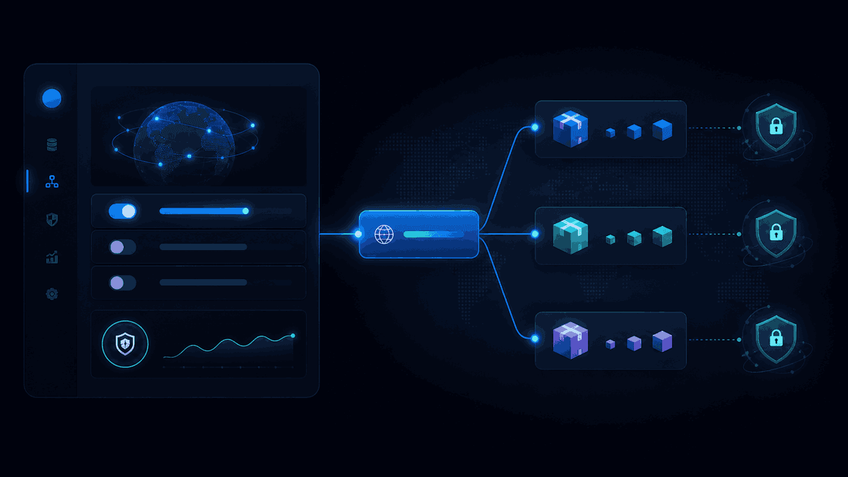 Illustration of optional versioning and token protection controls in Smooth CDN